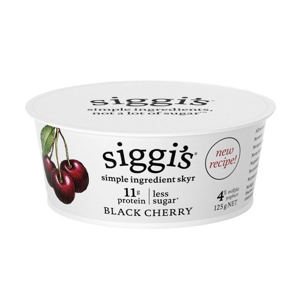 Siggi's 4% Black Cherry Yoghurt | 125g