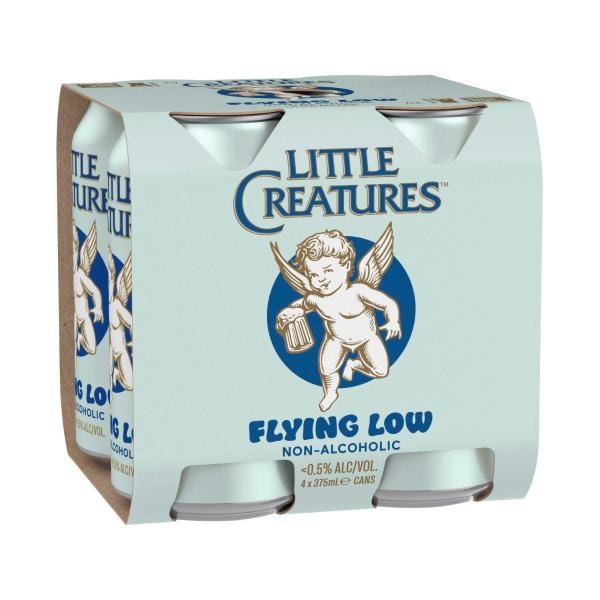 Little Creatures Flying Low Non Alcoholic 4x375mL | 4 pack