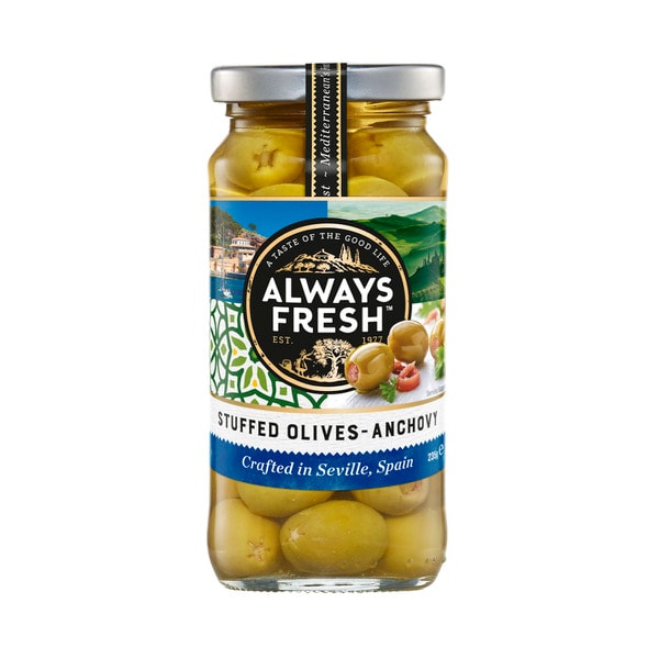 Always Fresh Stuffed Olives Anchovy  | 235g
