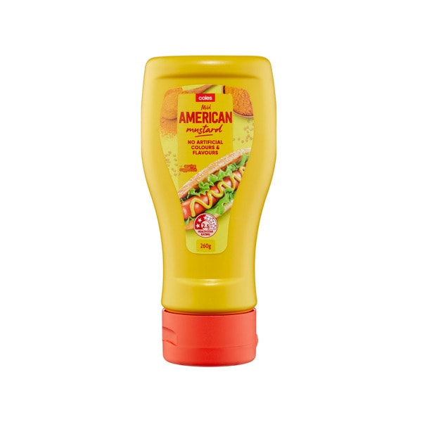 Coles Mild American Mustard | 260g