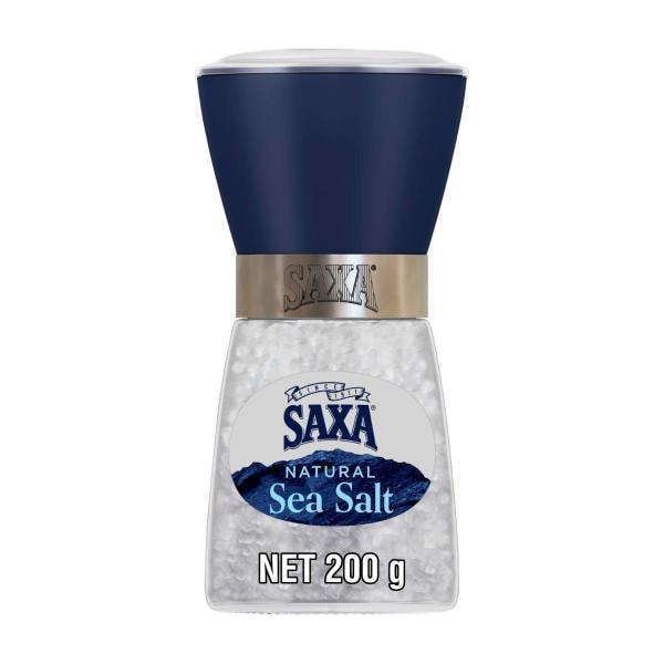 Saxa Natural Sea Salt Refillable Grinder | 200g