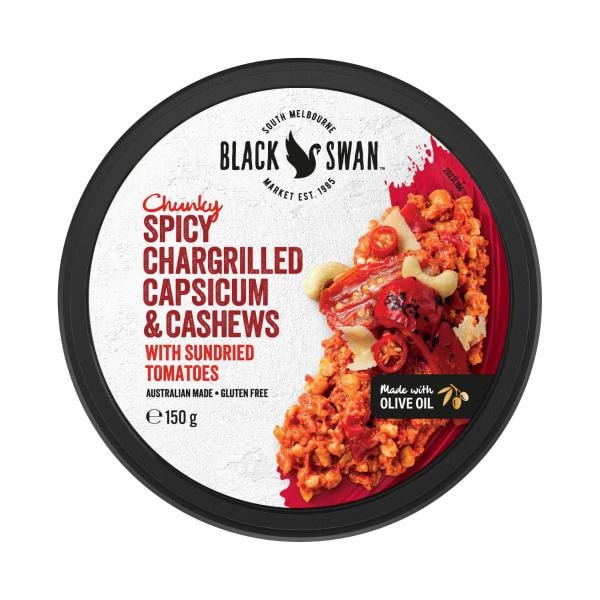 Black Swan Dip Chunky Spicy Chargrilled Capsicum & Cashew | 150g