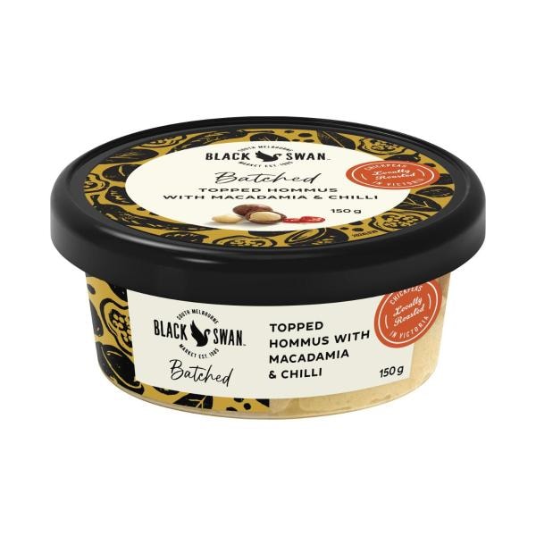 Black Swan Dip Batched Hommus Chilli & Macadamia | 150g