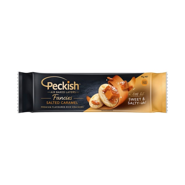 Peckish Fancies Rice Cracker Salted Caramel | 90g