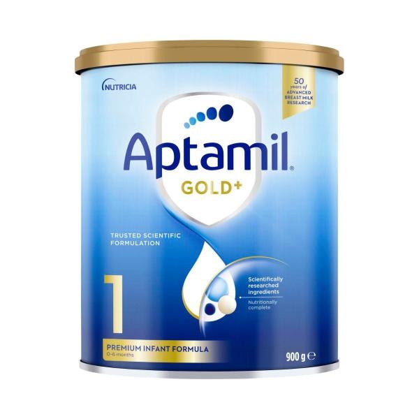 Aptamil Gold+ 1 Baby Infant Formula From 0-6 Months | 900g