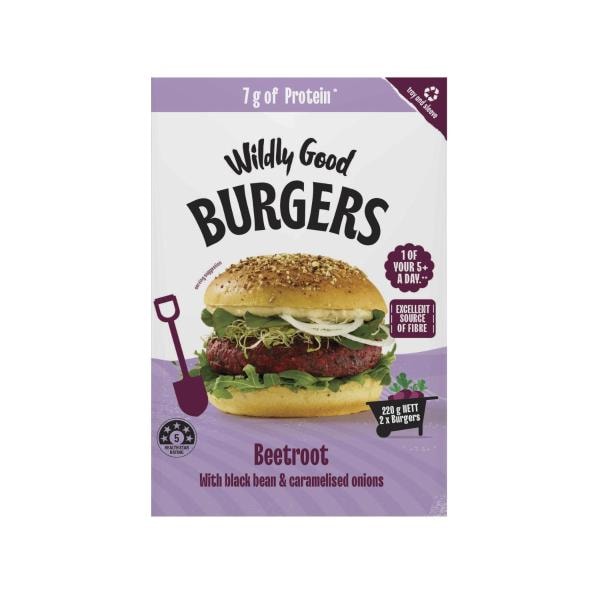 Wildly Good  Burgers Beetroot Black Bean | 220g