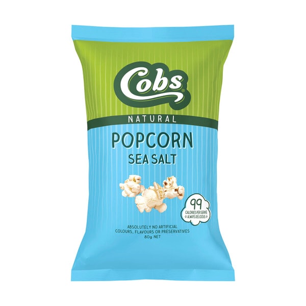 Cobs Gluten Free Popcorn Sea Salt | 80g