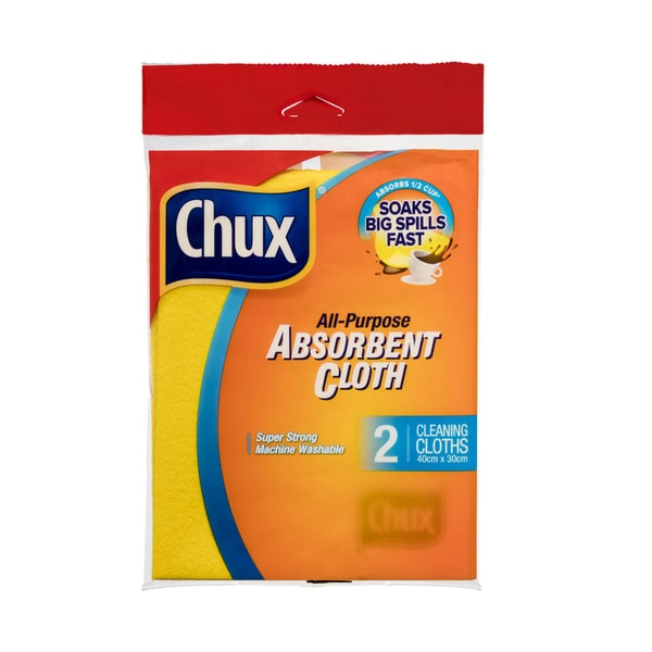 Chux All Purpose Absorbent Cloth | 2 pack