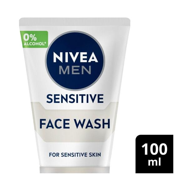 Nivea Men Face Wash for Sensitive Skin + Chamomile & Vitamin E | 100mL