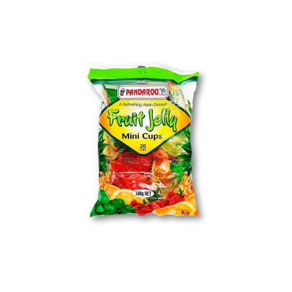 Pandaroo Fruit Jelly Mini Cups 20 pack | 380g