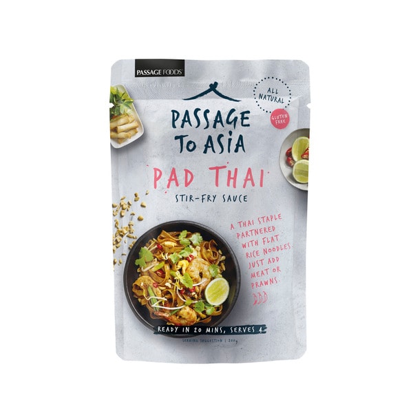 Passage Foods Passage to Asia Pad Thai Stir Fry Sauce Pouch | 200g