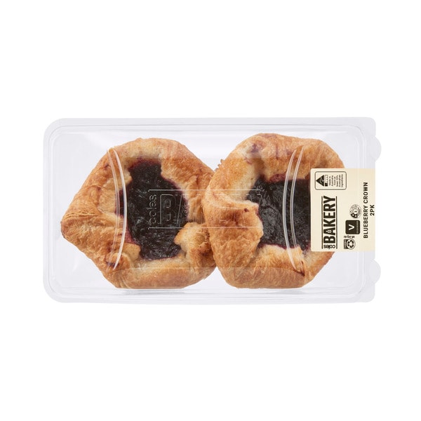 Coles Blueberry Danish Crown | 2 pack