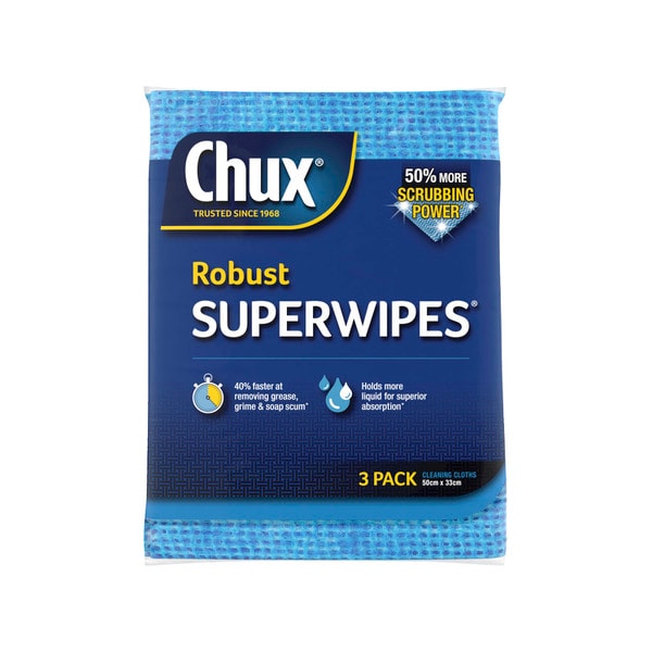Chux Robuste Extra Thick Cloth | 3 pack