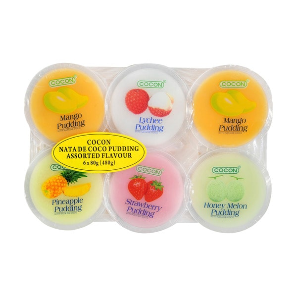 Cocon Assorted Pudding 6 Pieces | 480g