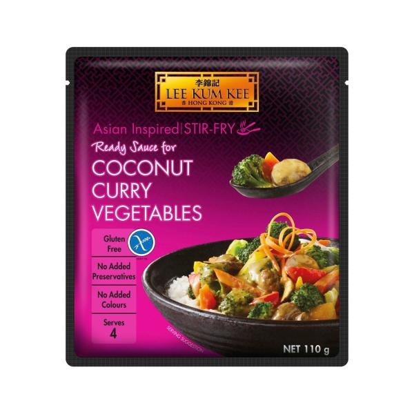 Lee Kum Kee Ready Sauce Coconut Curry Vegetables | 110g