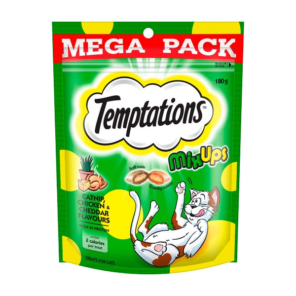Temptations Mixups Catnip Chicken & Cheddar Cat Treat | 180g