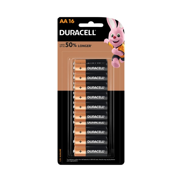 Duracell Coppertop AA Batteries | 16 pack