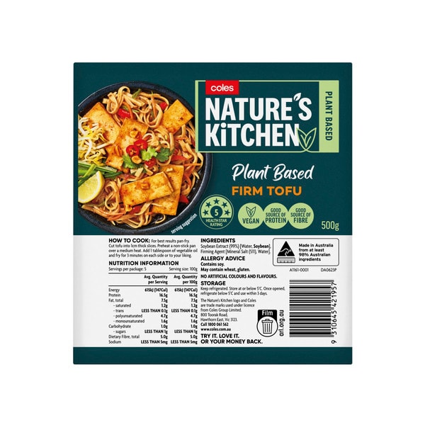 Natures Kitchen Tofu | 500g