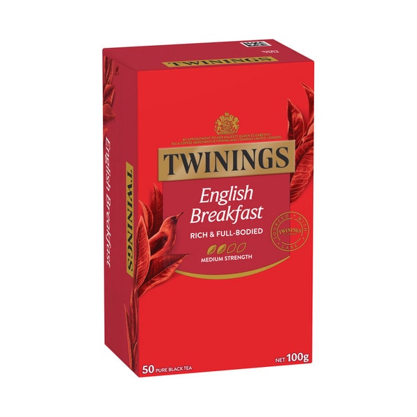 Twinings English Breakfast Tea Bags 50 pack | 100g