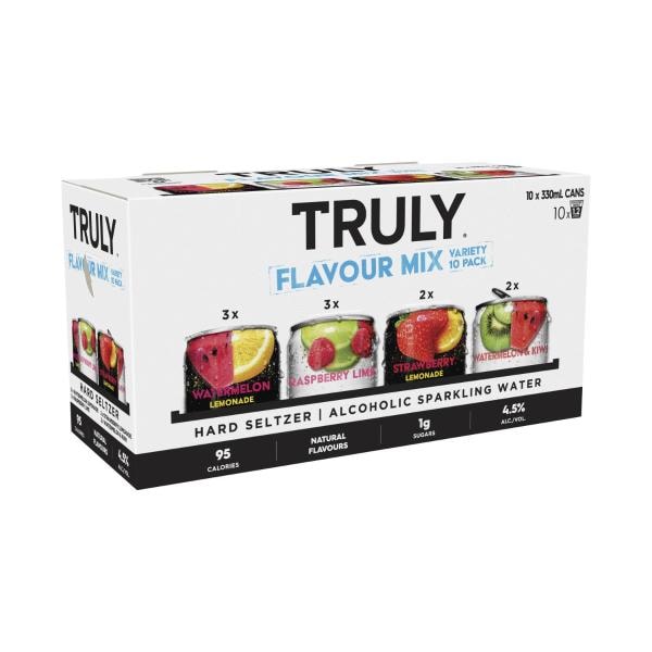 Truly Hard Seltzer Flavour Mix Pack Can 330mL | 30 Pack