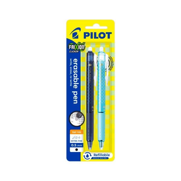 Pilot Frixion Clicker Erasable Pens | 2 pack