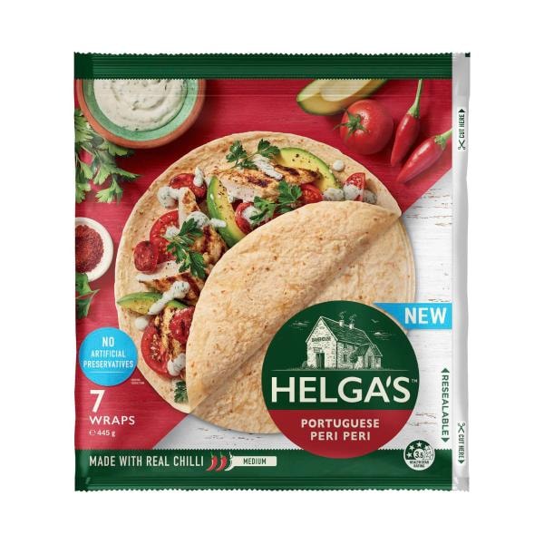 Helga's Peri Peri Wrap | 445g