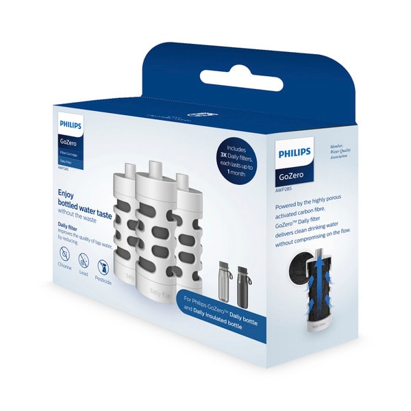 Philips Go Zero Daily Water Filters | 3 pack