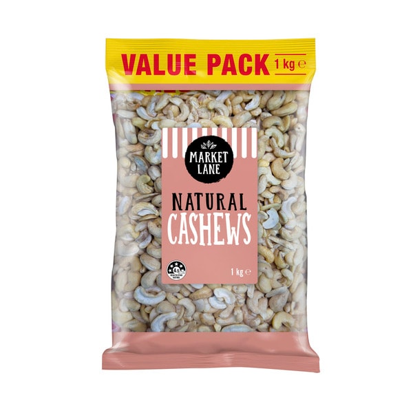 Market Lane Natural Cashews | 1kg