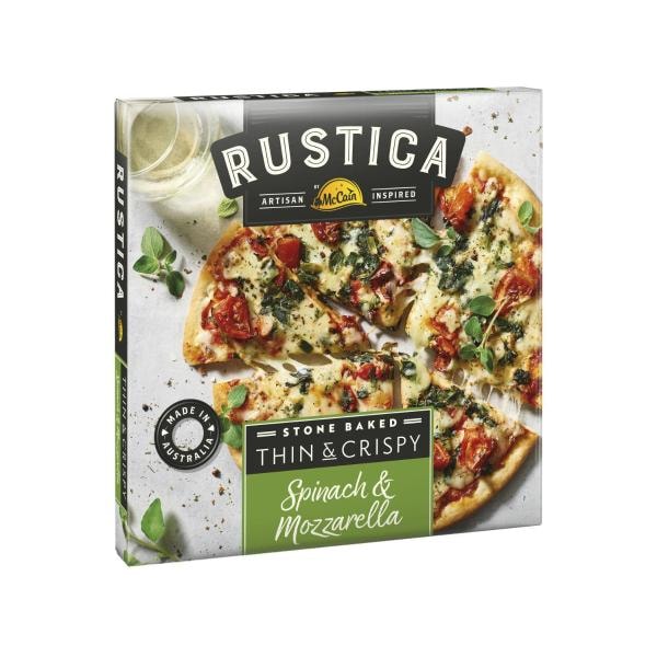 McCain Rustic Thin & Crispy Spinach Mozzarella | 380g