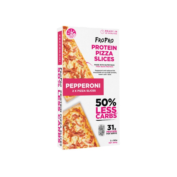 Fropro Protein Slices Pepperoni Pizza 2 Pack | 360g