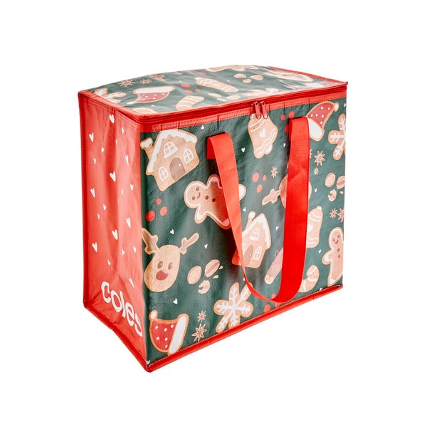 Coles Gingerbread Chiller Christmas Bag | 1 each