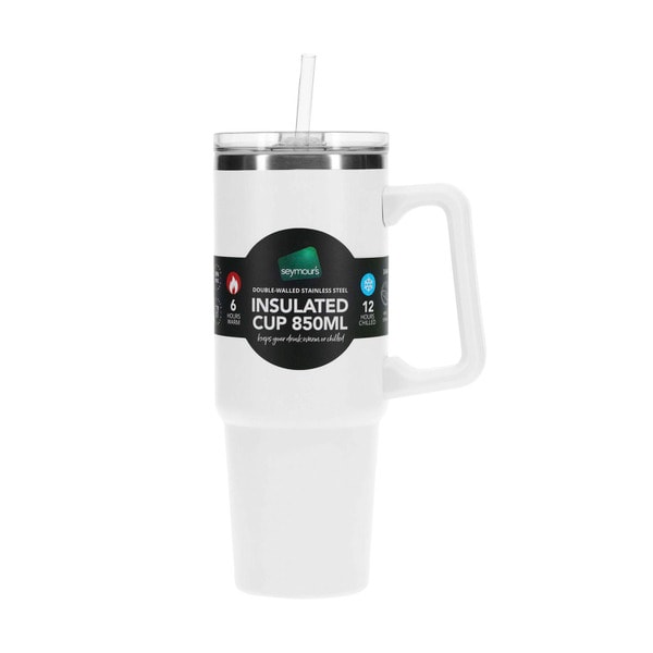 Seymours Double Walled Stainless Steel Insulated Cup 850mL | 1 each
