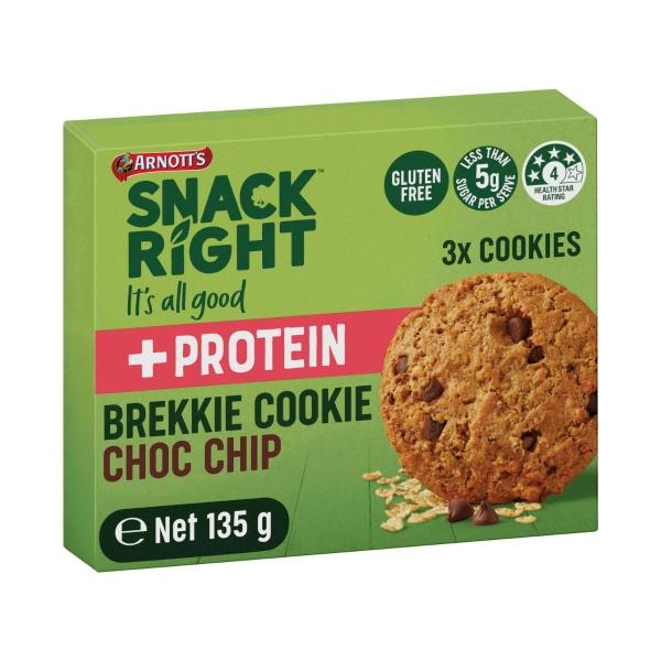 Arnotts Snackright Brekkie Cookies Choc Chip | 135g