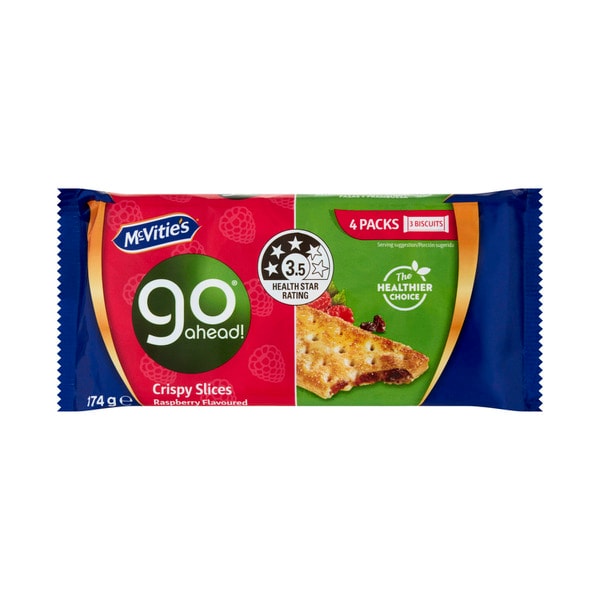 Mcvities Healthier Choice Go Ahead Biscuits Raspberry 4 Pack | 174g