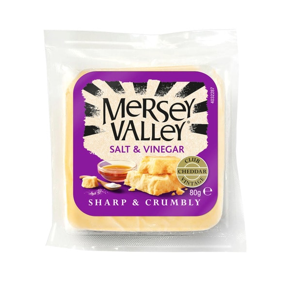 Mersey Valley Salt & Vinegar Cheddar | 80g