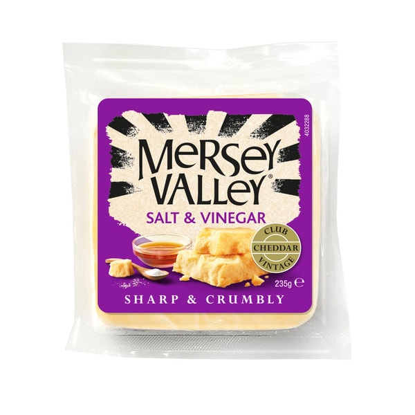 Mersey Valley Salt & Vinegar Cheddar | 235g