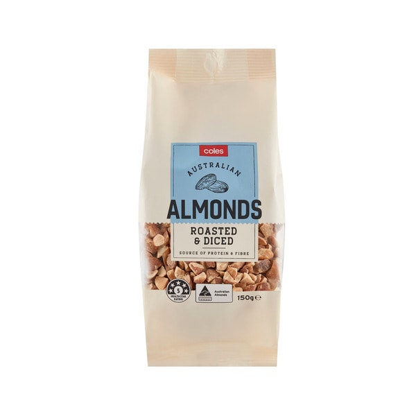 Coles Roasted & Diced Almonds | 150g