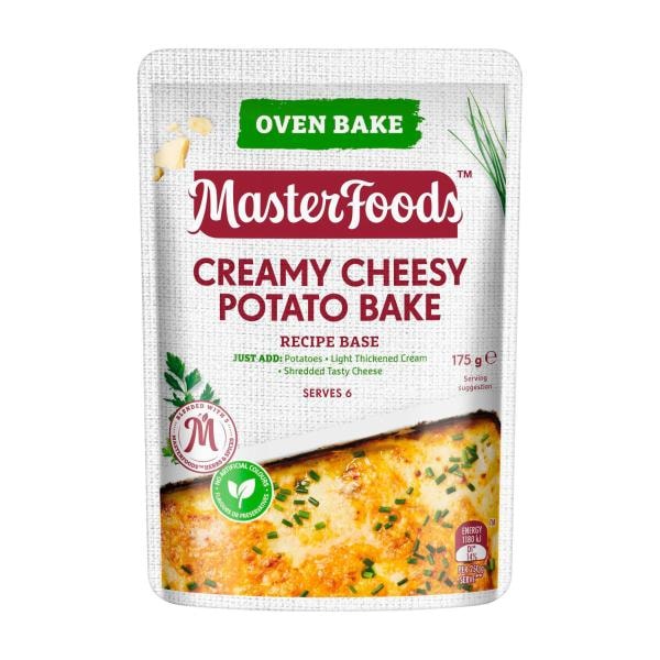 MasterFoods Side Dish Creamy Cheesy Potato Bake Recipe Base | 175g