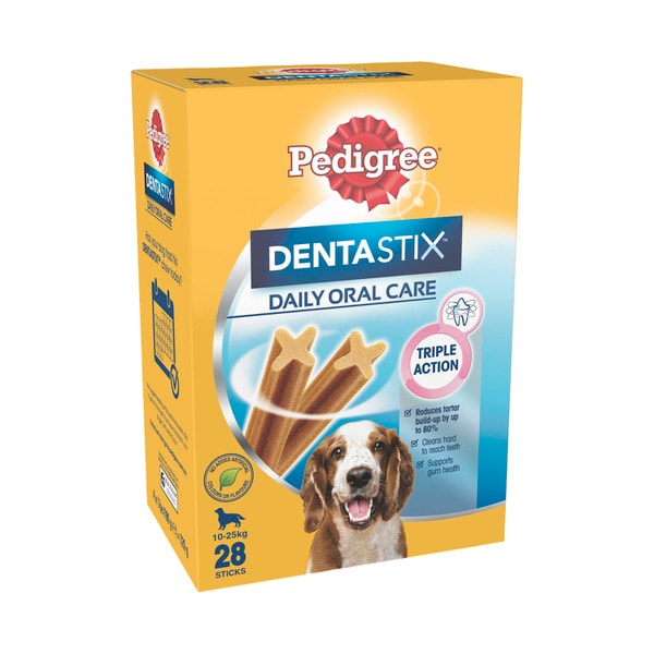 Pedigree Dentastix Medium Dog Treats Daily Oral Care Dental Chews | 28 pack