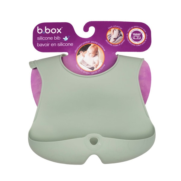 B.box Silicone Feeding Bibs Assorted | 1 pack