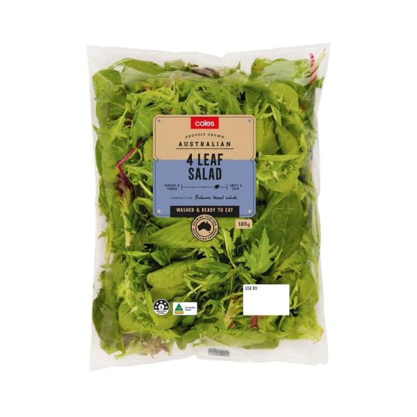 Coles 4 Leaf Salad Mix | 120g