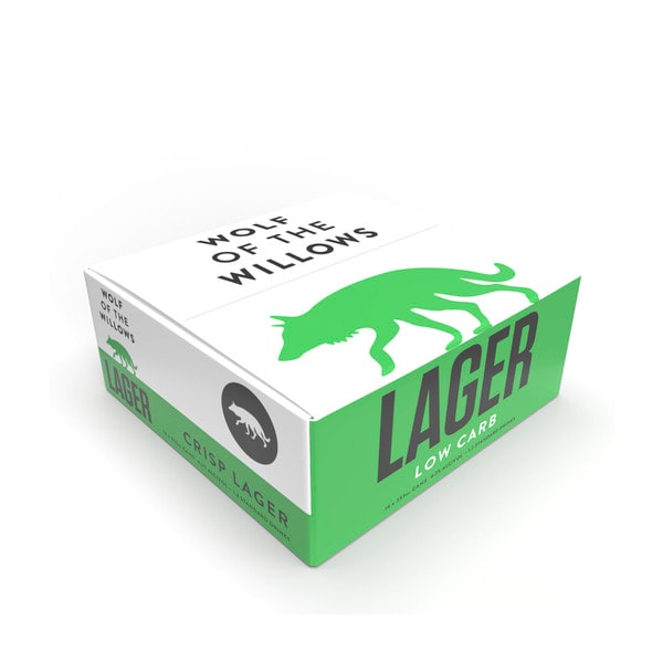 Wolf Of The Willows Crisp Lager Can 355mL | 16 Pack