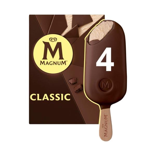 Magnum Ice Cream Classic 4Pack | 428mL