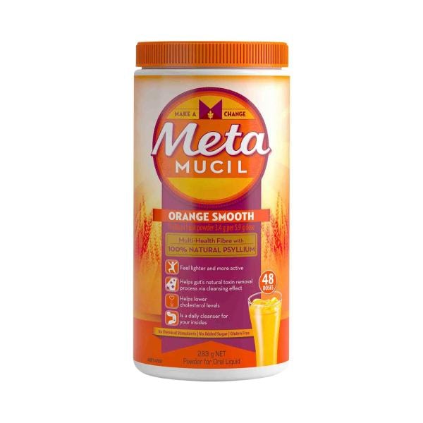 Metamucil Orange Smooth Daily Fibre Supplement 48 Doses | 283g