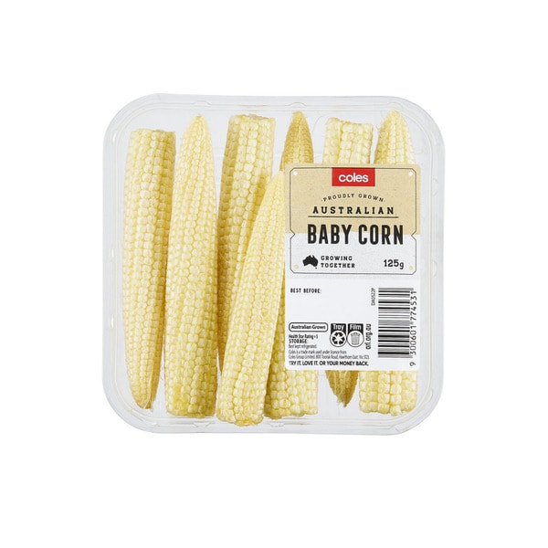Coles Baby Sweet Corn Prepacked | 125g