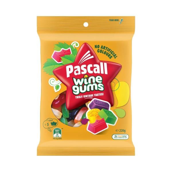Pascall Wine Gums | 220g