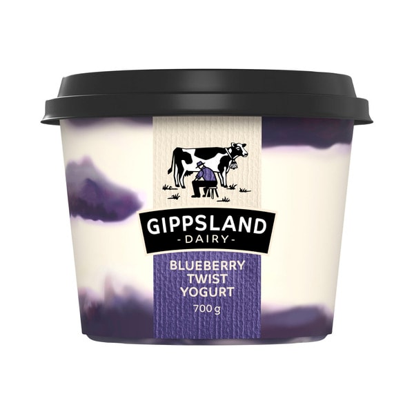 Gippsland Dairy Blueberry Twist Yoghurt | 700g