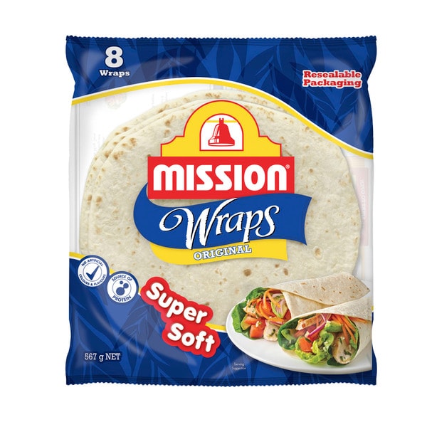 Mission Original Wraps 8 pack | 567g