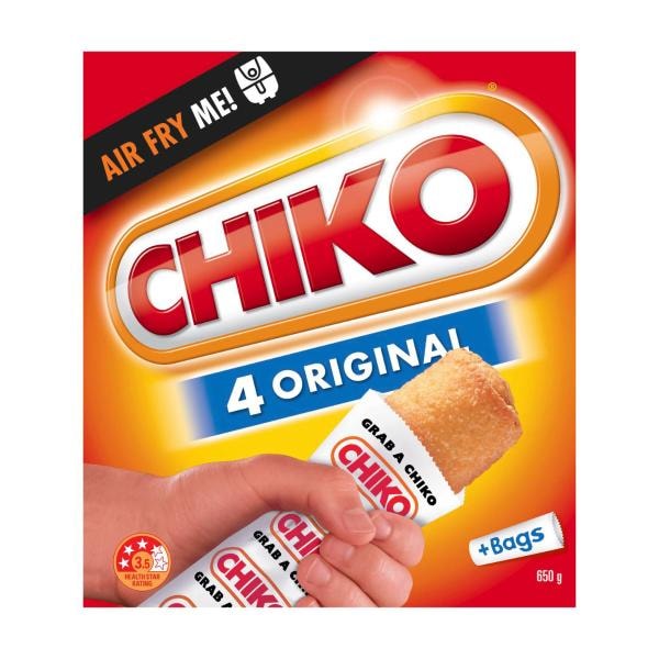 Chiko Frozen Original Rolls 4 pack  | 650g
