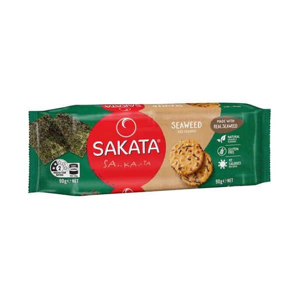 Sakata Seaweed Rice Crackers Gluten Free | 90g